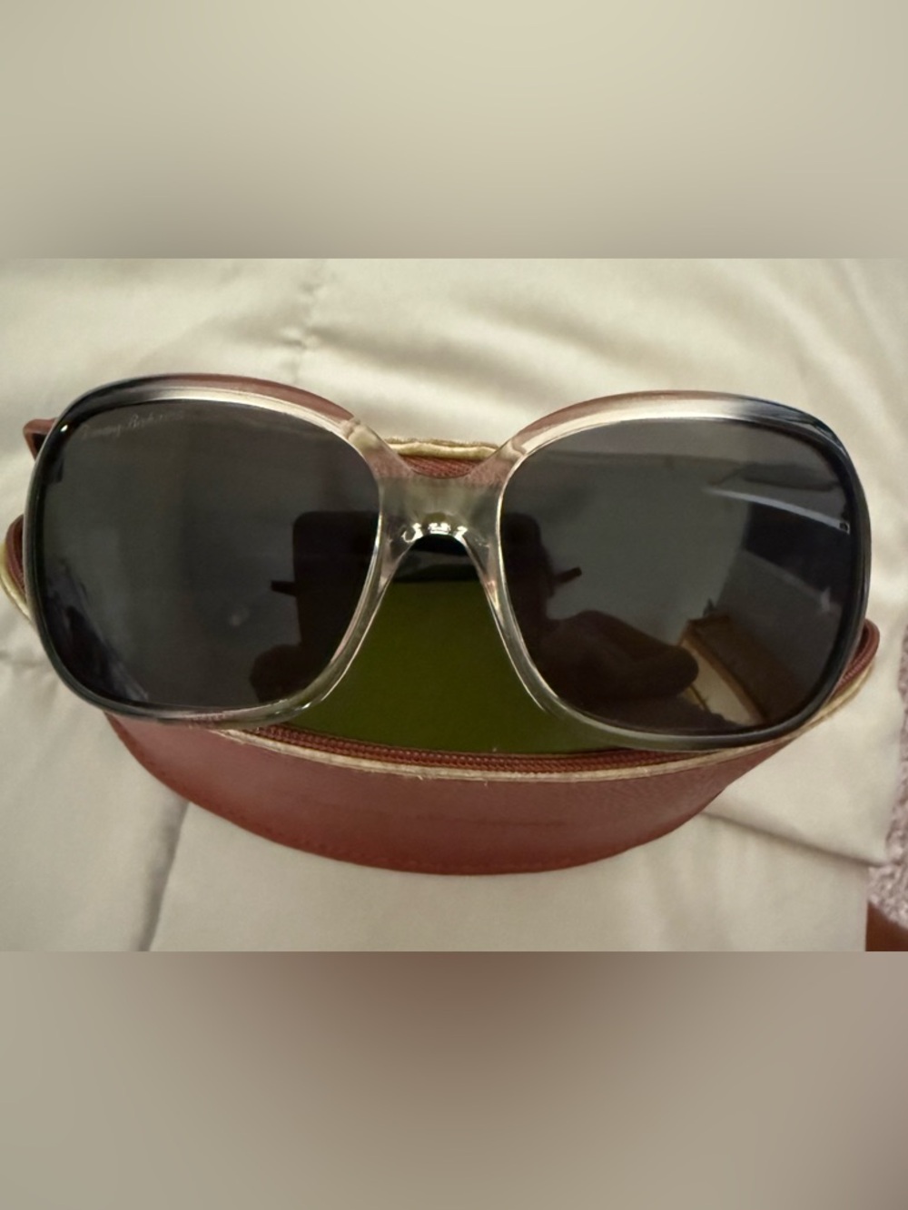 Tommy Bahama Sunglasses Calypso Far Away Butterfly Polarized Black Sunglasses